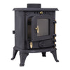 Black Logs Fire 4500W Heater Flame Effect Free Standing Fireplace Stove Home
