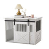 Dog Crate FurnitureDog Crate End Table w/ Iron Doors, Indoor End Table Sideboard