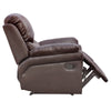 MADISON LEATHER RECLINER ARMCHAIR SOFA HOME LOUNGE CHAIR RECLINING GAMING