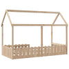 ' House Bed Frame 90x190 Solid Wood Pine T7Z0