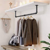 109cm Wall Clothes Rail Industrial Pipe Garment Rack Closet Hanging Bar