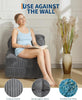 Folding Sofa Bed Sleeper Chair Convertible Single Lounger Chair with Pillow