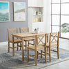 Classic Solid Wooden Dining Table and 4 or 2 Chairs Set Kitchen Home