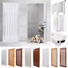 Internal Bi Folding Concertina Accordion Door PVC Sliding Divider Doors Bathroom