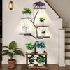 XL Plant Stand with Grow Lights Flower Holder Tree Shaped Bonsai Organizer Rack