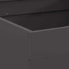 Fire Pit - Square Black 80x80x43 cm Steel