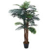 Large 180cm Faux Palm Tree Fake Artificial Green Plants Realistic Tree Garden UK