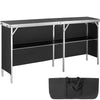 Trade Show Display Podium Table Counter Stand 77.95"x15.16"x34.65" Folding