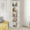 Corner Bookshelf Storage Organiser Shelving Wooden Display Stand 5 Tier Shelf