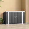Lockable Metal Garden Wheelie Bin Storage Cabinet Bicycle Bike Shed Storage Tool