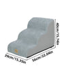 Dog Stairs Pet 3/4/5 Steps For Bed Sofa Cats Ladder Ramp With Removable Cover UK