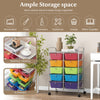 10-Drawer Storage Cart Home Organizer Storage Unit Trolley Utility Cart Colorful