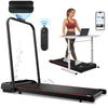 12 Km/h Walking Pad Foldable Smart Running Machine Treadmill Home & Office UK