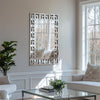 1.2m Oversized Wall Mirror Silver Grecian Venetian Art Accent Mirror Fireplace