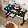 Electric Stand up Home Office Desk Adjustable Desk Sit Stand-Black