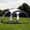 Dome Event Shelter Waterproof Gazebo UV Protection 3.5m x 3.5m Tent & Side Walls