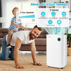 40L/Day Dehumidifier Electric Air De-Humidifier Portable Quiet Dehumidifier Home