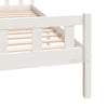Bed Frame White Solid Wood 160x200 G4S2