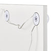 White Dressing Table Mirrored LED Light with Drawer& Stool MDF Bedroom Room