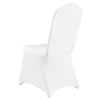 50PCS Stretch Spandex White Folding Chair Covers General Wedding Universal