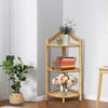 3-Tier Corner Ladder Shelf Freestanding Bookshelf Display Plant Stand Rack