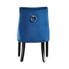 Velvet Pull Door Knocker Studded Dining Kitchen Accent Chairs Luxury Windsor