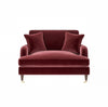 Velvet Loveseat Sofa Couch 2 Seater with Cushions