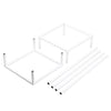 2PCS Rectangular Flower Stand Centrepiece Pedestal Metal Wedding Decorations