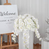 White Phalaenopsis Flower Ball Artificial Flower Wedding Party Deco