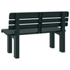 Garden Bench Outdoor Seat Patio Green Polypropylene