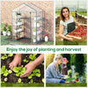 Garden Greenhouse Walk in Grow Herb Plant Transparent Metal