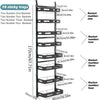 Over The Door Kitchen Storage Organizer Shelves Wall Kitchen Storage Organizer