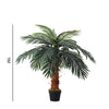 100cm Large Faux Palm Tree Fake Artificial Green Plants Realistic Tree Garden UK
