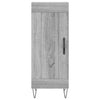 Highboard Grey Sonoma 34.5x34x180 cm Engineered Wood vidaXL