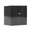 Outdoor Garden Storage Shed Metal Lean to Pent Shed for Tool Bike Storehouse UK