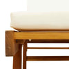 Brokky Loungers 2 pcs with Table Solid Wood Acacia, Bed Chair with High T8O7