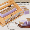 VEVOR Soap Cutter Cut 1 Inch 1-12 Pcs Bars Bamboo Soap Slicer With Steel Wire