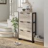 Narrow Shoe Cabinet 3 Drawers 18 Pairs Slim Shoe Storage Cupboard 3 Flip Doors