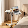 Bedside Table Adjustable Height 40X60X(60-80)CM Mobile Laptop Desk Adjustable