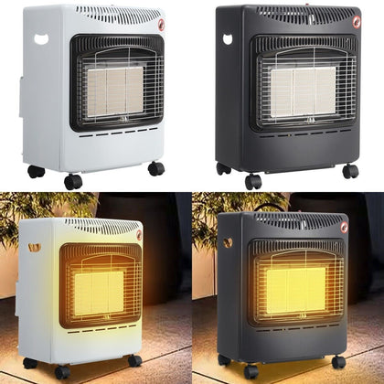 4.2KW Indoor Outdoor Mobile Heater Mini Gas Cabinet Butane Fire w/Regulator Hose