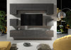 Wall Unit TV Cabinet Set | Dark Grey Modern Living Room Storage Solution