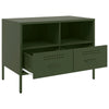 TV Cabinets 2 pcs Olive Green 68x39x50.5 Cold-rolled Steel S7V7