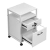 Lockable Office File Document Cabinet Standing Unit Filing Storage Trolley Keys