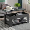 Lift Top Coffee Table Storage Shelf Compartment Desk Living Room Center Table UK
