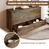 Bedroom Chest of Drawers Storage Cabinet with 6 Drawer Sideboard for Living Room