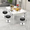 Height Adjustable Dining Chair 360-Degree Swivel Bar Stool Vanity Stool-Black