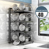2-7 Tier Kitchen Saucepan Pan Lids Holder Storage Rack Cabinet Shelf Space Saver