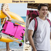Portable Camping Folding Beach Chair Set of 2 for Adults W/ Headrest&Cup Holder