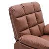 Luxury PU Leather Recliner Chair Sofa Lounge Chair Wingback Home Cinema Living