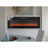 Mirrored Fireplace 60inch Electric Fire 12 LED Flames Wall/Inset Fire